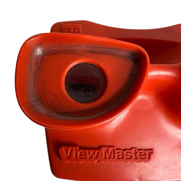 Vintage View Master 3D Viewer Red Classic Viewmaster Toy Slide Viewer - Picture 5 of 8